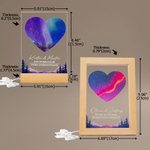 The Night Our Story Began -- Personalized Date Text -- LED Night Light