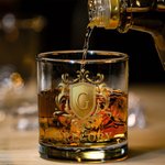 Personalized Golden Shield Initial Name 10 oz Rock Whiskey Glass Old Fashioned Anniversary Birthday Gift for Man Bartender Whiskey Enthusiast