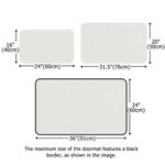 Gepersonaliseerde 1-3 Schattige 3D Cartoon Honden Duurzame Antislip Deurmat met Naam en Titel Verjaardag Adoptie Verjaardagscadeau voor Dog Moms Pet Lovers