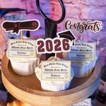 Personalized Edible Graduation Diplomas Cupcake Toppers Set of 10 Graduation Party Cookie Cake Decoration Gift for Graduates