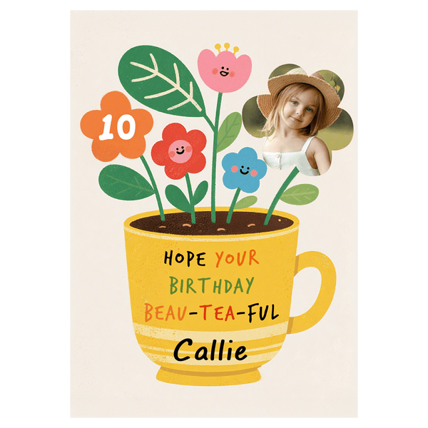 Beau Tea Ful Tea Cup Birthday Ecard