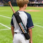 Personalised Ice Cream Drip Doodle Text Baseball Bat Cover with Hook and Loop Sports Essential Game Day Birthday Gift for Baseball Players