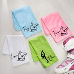 Personalised Skating Fast Drying Towel with Name Ice Skater Team Birthday Gift for Figure Skating Lovers