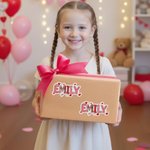 Personalized Heart Pink Romantic Stickers with Name Daily Use Valentine's Gift for Couples Girlfriends Kids