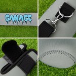 Personalised Ice Cream Drip Doodle Text Baseball Bat Cover with Hook and Loop Sports Essential Game Day Birthday Gift for Baseball Players