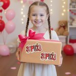 Cœur personnalisé Cupidon Rouge Nom Design Lot de 2 autocollants imperméables Anniversaire Saint-Valentin Cadeau pour Couple Famille Ami