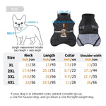 Personalized Cute Dog Winter Windproof Warm Jacket with Name Birthday Gift for Pet Owners