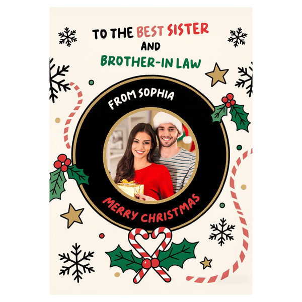 Best Sister and Brother In Law Christmas Ecard