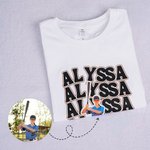 Photo personnalisée Baseball Football Enfant T-shirt adulte Sweatshirt Hoodie avec nom et numéro Anniversaire Sports Game Day Cadeau pour les amoureux du sport