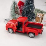 Personalized Vintage Pickup Truck with Christmas Tree Farmhouse Decor