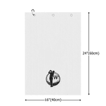 Personalized Embroidered Golf Theme Design Waffle Sport Towel with Name Initial and Carabiner Clip Golf Club Daily Training Gift for Golf Lovers