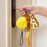 Personalized Multi-functional Star Softball Baseball Safety Keychain Set with Strap and Lamp Birthday Gift for Women