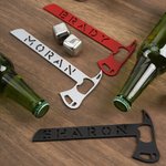 Personalised Funny Fire Axe Bottle Opener with Name Beer Accessory Fire Station Outdoor Activities Bachelor Party Gift for Firefighters