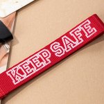 Personalized Multi-functional Star Softball Baseball Safety Keychain Set with Strap and Lamp Birthday Gift for Women