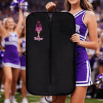 Personalized Cartoon Cheerleading Character Waterproof Hanging Garment Bag with Name Daily Training Rehearsals Travel Accessory Gift for Cheerleaders