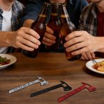 Personalised Funny Fire Axe Bottle Opener with Name Beer Accessory Fire Station Outdoor Activities Bachelor Party Gift for Firefighters