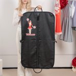 Personalized Cartoon Cheerleading Character Waterproof Hanging Garment Bag with Name Daily Training Rehearsals Travel Accessory Gift for Cheerleaders