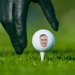 Balle de golf photo personnalisée Cadeau de retraite pour homme golfeur