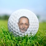 Balle de golf photo personnalisée Cadeau de retraite pour homme golfeur