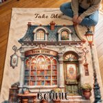Personalized Take Me To Bookstore Soft Throw Blanket with Name Home Decor Birthday Gift for Book Lovers Bookworms