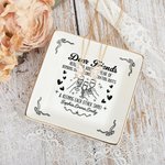 Henkilökohtainen Best Friends Heart Cheers Keraamiset korut Dish otsikko ja nimi Päivittäinen käyttö Syntymäpäivälahja sisaret ystävät