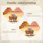Personalised Cartoon Elderly Companion Heart-Shaped Building Brick Puzzles with Names and Year Valentine's Day Birthday Anniversary Gift for Couple