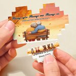 Personalised Cartoon Elderly Companion Heart-Shaped Building Brick Puzzles with Names and Year Valentine's Day Birthday Anniversary Gift for Couple