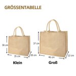 Personalisierte Geburtsblumen-Strauß Jute Tasche mit Namen Strand Urlaub Brautparty Geburtstag Geschenk für Meer-Liebhaber