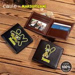 Portafoglio personalizzato in pelle PU pieghevole a coda lunga di Marsupilami con nome Uso quotidiano Anniversario Regalo di compleanno per l'uomo | Callie × Marsupilami®