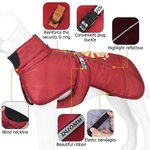 Personalisierte Hund Porträt Winter warmen winddichten Mantel mit Namen Outdoor-Reise Geburtstag Geschenk für Tierliebhaber Haustierbesitzer