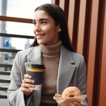 Personalised Rustic Handmade Sewn Rope Leather 10-20oz Coffee Cup Sleeve with Engraved Name Birthday Anniversary Gift for Coffee Lover Office Worker