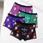 I Sucked It So Its Mine - Personalized Love Hearts Face Photo Boxer Brief