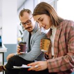 Personalised Rustic Handmade Sewn Rope Leather 10-20oz Coffee Cup Sleeve with Engraved Name Birthday Anniversary Gift for Coffee Lover Office Worker