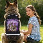 Personalized Lightning 5 Pet Photos 100% Cotton Soft Warm Pet Vest with Name Adoption Anniversary Birthday Gift for Pet Owners