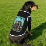 Personalized Lightning 5 Pet Photos 100% Cotton Soft Warm Pet Vest with Name Adoption Anniversary Birthday Gift for Pet Owners