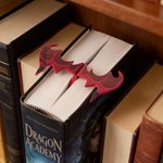 Personalised Fantasy Dragon Style Magnetic Bookmark with Name and Initial Reading Accessory Birthday Gift for Readers Bookworms