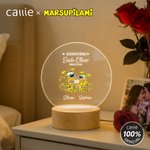 Personalized Couple Long-Tailed Marsupilami LED Night Light with Names Home Decor Valentine's Day Gift for Couple | Callie × Marsupilami®