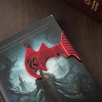 Personalised Fantasy Dragon Style Magnetic Bookmark with Name and Initial Reading Accessory Birthday Gift for Readers Bookworms