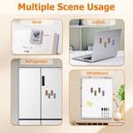 Personalized Multicolour Retro Birthstone Birth Flower Magnetic PU Leather Bookmark Clip with Name Birthday Gift for Book Lovers Bookworms