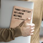 Personalised Humorous Text A5 PU Leather Daily Planner Journal Notebook with Name and 200 Lined Pages Birthday Gift for Colleague Friend