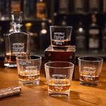 Personalized Whiskey Barware Hexagonal Decanter with Name Father's Day Birthday Gift for Fathers Boyfriends