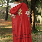 Personalisierte Aquarell Geburt Blume Kapuzendecke mit Namen weichen warmen floralen Home Dekoration Geburtstagsgeschenk für Familie