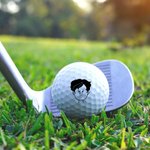 Pelota de golf personalizada en estilo cómic con nombre Regalo de cumpleaños para jugador de golf