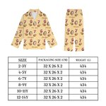 Personalised Six Seven Meme Design Face Photo Multicolor Pyjama Set with Name Birthday Gift for Children