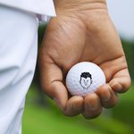 Pelota de golf personalizada en estilo cómic con nombre Regalo de cumpleaños para jugador de golf
