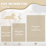 Personalized Cute Paw Print Face Photo Soft Pet Blanket with Name Home Decor Birthday Gift for Pet Owners