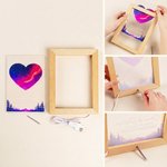 Personalised Constellation Star Map Acrylic LED Night Light with Date Text and Wooden Base Home Decor Valentine's Day Anniversary Gift for Couple