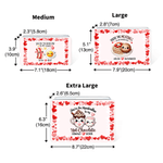 Personalised Funny Food Pattern Food-Grade Metal Biscuit Storage Tin with Name Valentine's Day Birthday Gift for Couple