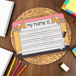 Personalized Rainbow Tractor Acrylic Handwriting Name Tracing Board with A Dry-erase Pen Home Learning Teaching Tool Birthday Gift for Girls Boys