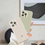 Personalisierte Bohemian Plaid Name Telefon Fall für iPhone oder Samsung täglichen Gebrauch Geburtstag Geschenk für Familie Freund